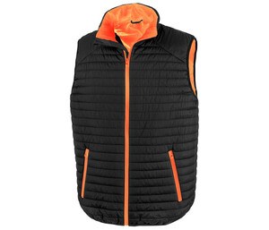 RESULT RS239 - Bodywarmer matelassé Thermoquilt Black / Orange