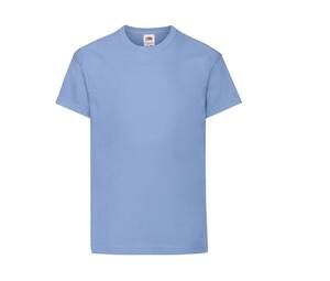 Fruit of the Loom SC1019 - Children's short-Sleeves T-Shirt Sky Blue