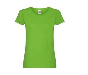 Fruit of the Loom SC1422 - Women's round neck T-shirt Lime