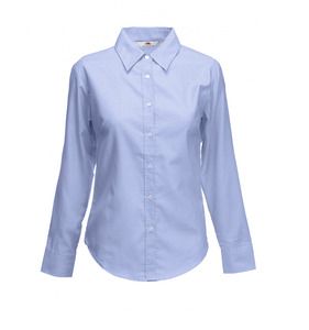 Fruit of the Loom SC411 - Women's Poplin Shirt Mid Blue