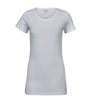 Tee Jays TJ455 - Womens fashion stretch tee extra length