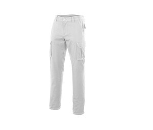 VELILLA V3001 - MULTI-POCKET PANTS White