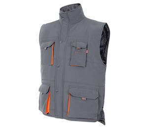 VELILLA V5902 - GILET MATELASSÉ BICOLORE MULTI-POCHES