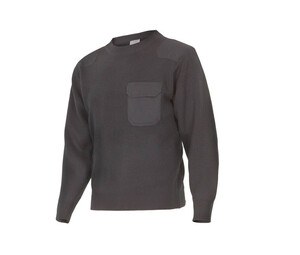 VELILLA VL100 - THICK ROUND NECK SWEATER Grey