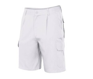 VELILLA VL344 - MULTI-POCKET BERMUDA SHORTS White