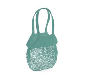 Westford mill WM150 - Organic cotton mesh bag Sage Green