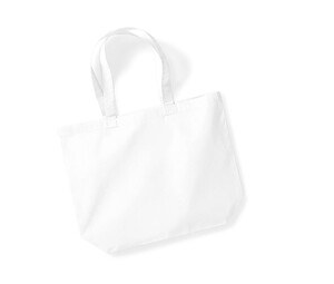 Westford mill WM265 - Organic cotton maxi shopping bag  White