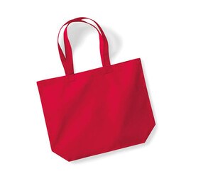 Westford mill WM265 - Organic cotton maxi shopping bag  Classic Red