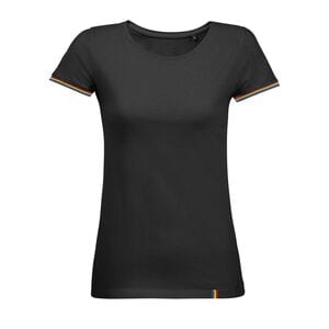 SOL'S 03109 - Rainbow Women Short Sleeve T Shirt grey black