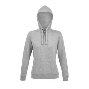 SOL'S 03103 - Spencer Women Hooded Sweatshirt Mixed Grey
