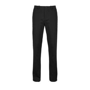 NEOBLU 03178 - Gustave Men Elasticated Waist Chino Trousers Deep Black
