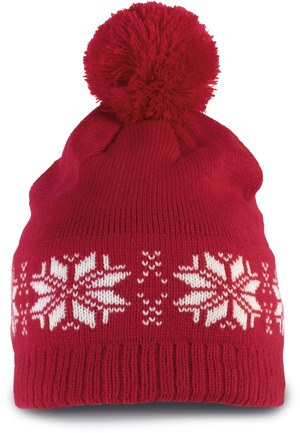 K-up KP540 - FAIR ISLE KNIT BEANIE