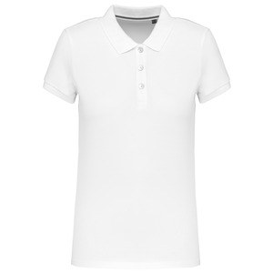 Kariban K2001 - Women's short-sleeved Supima® polo shirt White