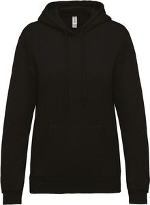 Kariban K473 - Women's hooded sweatshirt Black