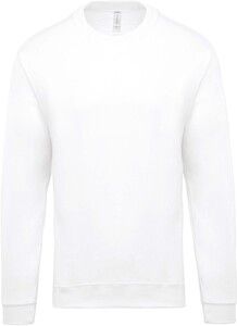 Kariban K474 - Round neck sweatshirt White