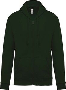 Kariban K479 - Zipped hooded sweatshirt Forest Green