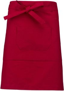 Kariban K899 - Mid-length polycotton apron Red