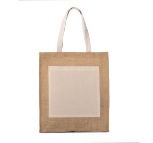 Kimood KI0221 - JUTE SHOPPER Natural / Gold