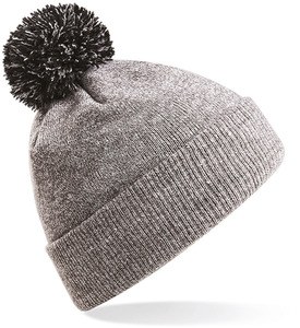 Beechfield B450 - Snowstar® beanie Heather Grey/ Black