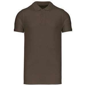 Kariban K209 - Men's short-sleeved organic piqué polo shirt Mossy Green
