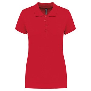 Kariban K255 - Ladies’ short-sleeved piqué polo shirt Red