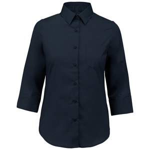 Kariban K558 - Ladies' 3/4 sleeve shirt Navy