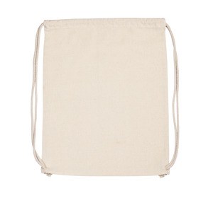 Kimood KI0139 - Organic cotton backpack with cords Natural