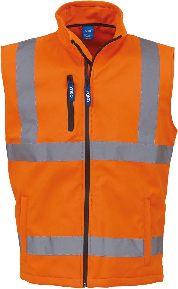 Yoko YHV006 - Hi-Vis Softshell Gilet