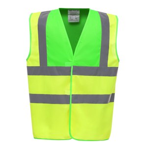 Yoko YHVW100 - Hi-Vis Waistcoat Lime / Hi Vis Yellow