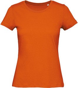 B&C CGTW043 - Women's Organic Inspire round neck T-shirt Orange