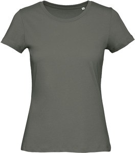B&C CGTW043 - Women's Organic Inspire round neck T-shirt Millennial Khaki