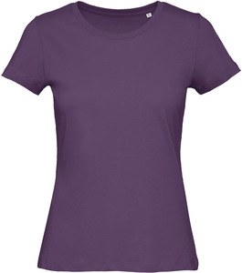 B&C CGTW043 - Women's Organic Inspire round neck T-shirt Urban Purple
