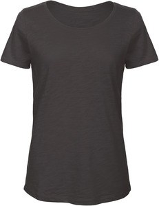 B&C CGTW047 - Women's Organic Slub Inspire Tee Chic Black