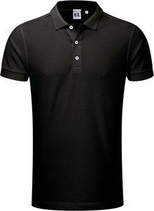 Russell RU566M - Men's Stretch Polo Shirt Black