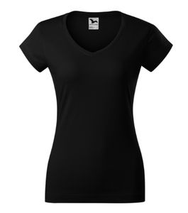 Malfini 162 - Fit V-neck T-shirt Ladies Black