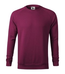 Malfini 415 - Merger Sweatshirt Gents mélange rouge prune
