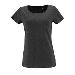 SOL'S 02077 - Milo Women Short Sleeved T Shirt Charcoal Melange