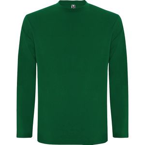 Roly CA1217 - EXTREME Long-sleeve t-shirt in tubular fabric and 4-layer crew neck Bottle Green