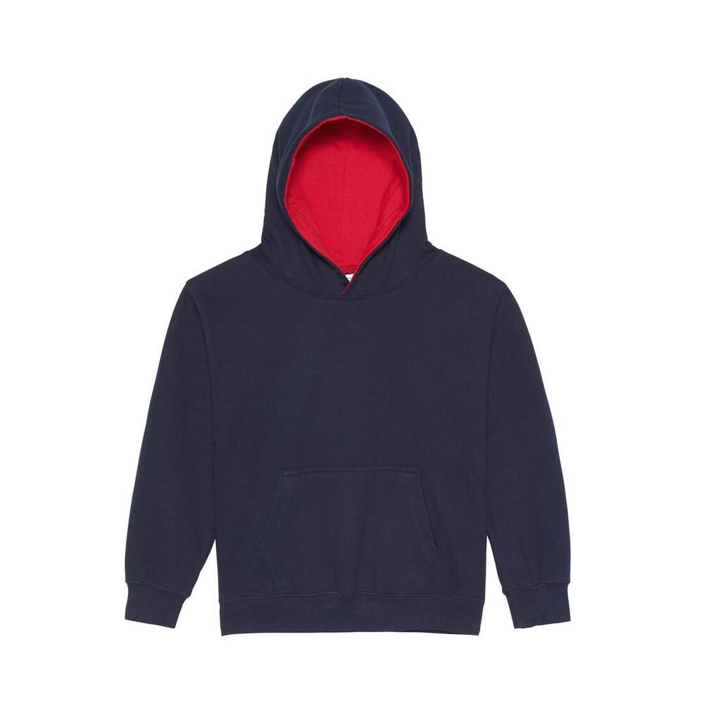 AWDIS JH03J - Children's sweatshirt with contrasting hood