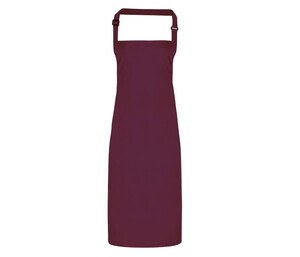 NEWGEN TB200 - Bib Apron 100% Cotton Burgundy