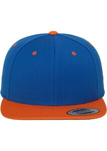 Flexfit 6089MT - Bicolor Snapback Cap Royal/ Orange