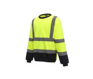 Yoko YK510 - High visibility round neck sweatshirt