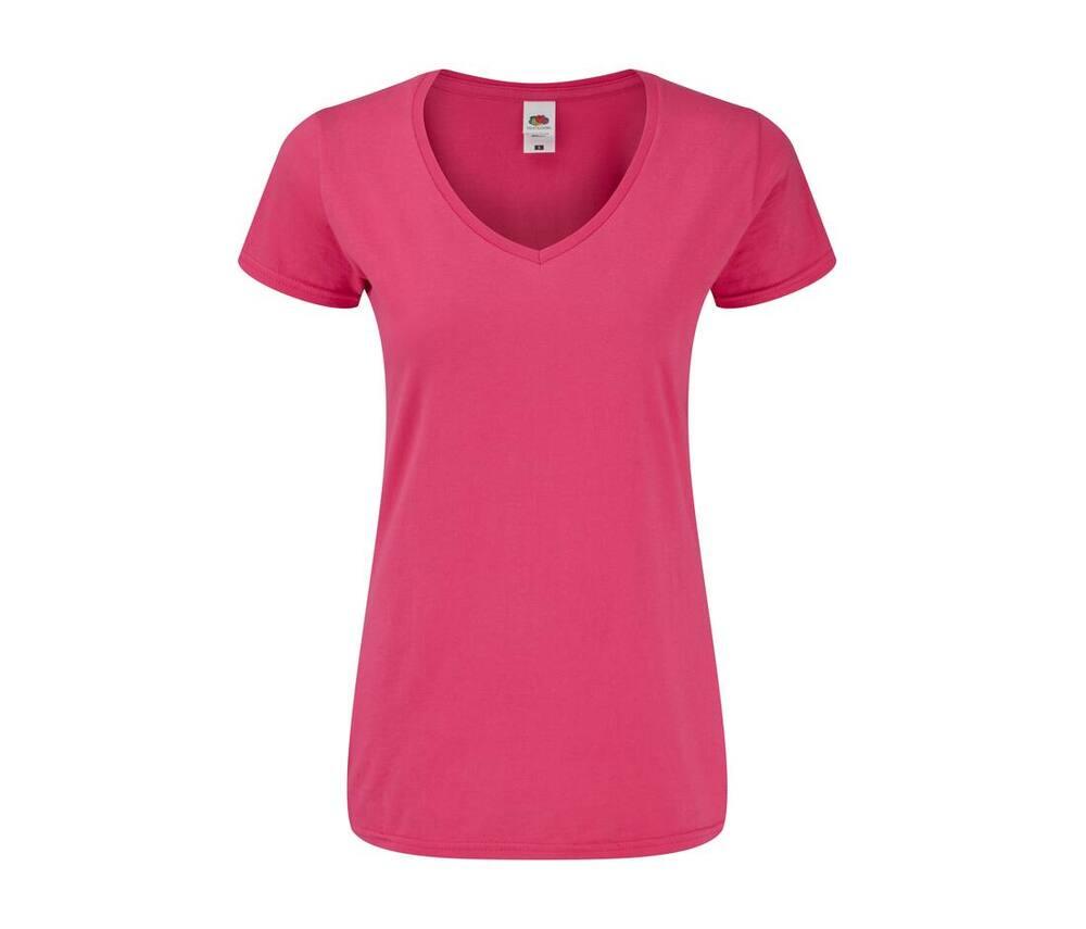 Fruit of the Loom SC155 - Women's v-neck t-shirt