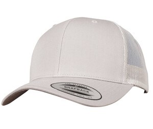 Flexfit FX6606 - curved visor cap trucker style Silver