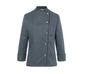 Karlowsky KYJF3 - Larissa women's chef's jacket Anthracite