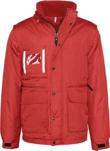 WK. Designed To Work WK6106 - Detachable-sleeved workwear parka Red