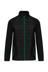 WK. Designed To Work WK6147 - Unisex dual-fabric DayToDay jacket Black/ Kelly Green