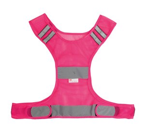 WK. Designed To Work WKP705 - Reflective mesh sports vest Fluorescent Fuchsia