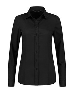 LEMON & SODA LEM3923 - Shirt Poplin mix LS for her Black