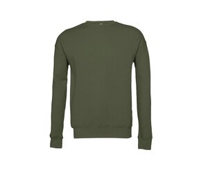 Bella + Canvas BE3945 - Unisex crew neck sweatshirt Military Green